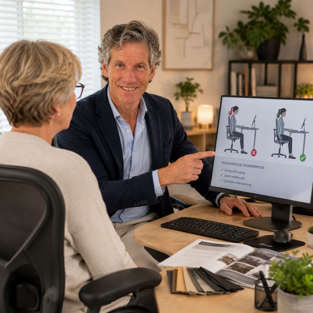 Ergonomische hobby- en thuiswerkplek